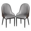 Guyifuny Modern Kitchen Chair Dining Chairs Set of 2, Faux Leather Dining Chair Upholstered Side Chair for Dining Room Kitchen Living Room view 1
