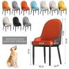 Guyifuny Modern Kitchen Chair Dining Chairs Set of 2, Faux Leather Dining Chair Upholstered Side Chair for Dining Room Kitchen Living Room view 2