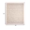 Abstract Collection Handmade Area Rug  100% Wool Pile, Contemporary Modern Textured Carpet for Living Room, Bedroom, or Office | Cotton Backing, Thick & Plush (Light Grey, 6' Round) view 3