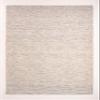 Abstract Collection Handmade Area Rug  100% Wool Pile, Contemporary Modern Textured Carpet for Living Room, Bedroom, or Office | Cotton Backing, Thick & Plush (Light Grey, 6' Round) view 4