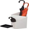 JESLEI Umbrella Stand, Umbrella Stands,Umbrella Stand Double-Layer Wrought Iron with Drip Tray,Large-Capacity Household Hotel Lobby Umbrella Bucket Umbrella Storage view 1