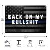 Back On My Bullshit 8 X 12 In Wall Dcor Mental Sign Bar Decoration Indoor Outdoor Yard Great Gifts9 view 3