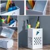 JESLEI Umbrella Stand, Umbrella Holder Umbrella Rack Umbrella Stand Square Metal Umbrella Stand, Entryway Freestanding Umbrella Holder Rack Organizer for Home Office Decor Umbrella Bucket for Hallway view 4