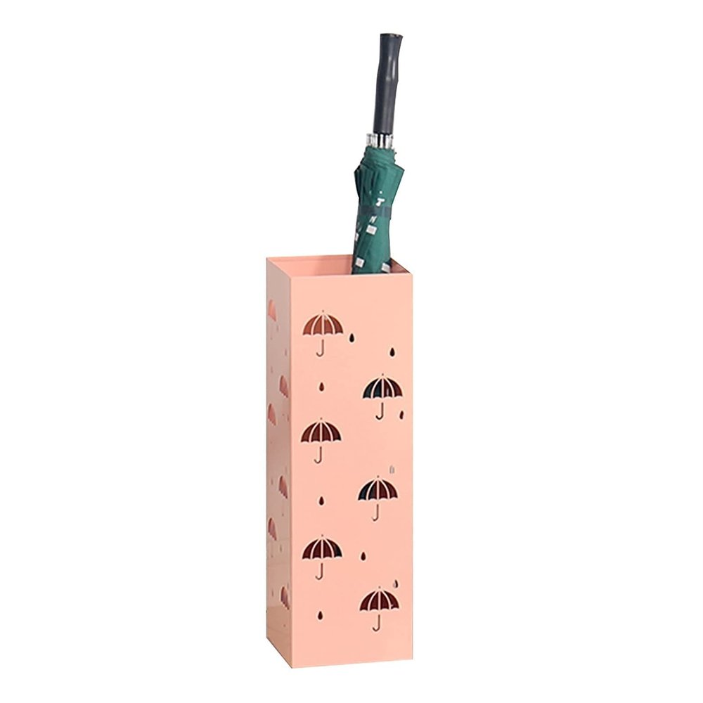 JESLEI Umbrella Stand, Umbrella Umbrella Stand,Umbrella Stand Large-Capacity for Home Hotel,Hollow Umbrella Bucket and Rustproof,/Pink (Pink)
