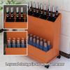 Umbrella Stand, Hotel Lobby Square Umbrella Stand Rack, High Capacity Umbrella Holder for Entryway, Umbrella Stand with Removable Drip Tray, Universal Wheel Design Ideal for Home Office Decor Umbrella view 3
