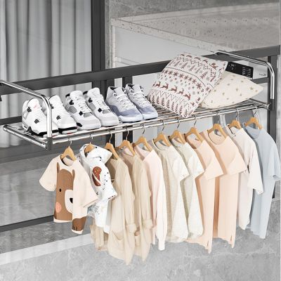 Radiator Drying Racks, Balcony Drying Racks, Towel Dryers With Adjustable, Folding Radiator Cloth Airer Rack Steel Clothes Dryers, Folding Retractable Collapsible Drying Rack ( Size : Telescopic Style