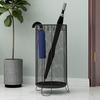 Umbrella Stand, Metal Mesh Umbrella Rack Stand, Round Umbrella Holder for Entryway, Modern Umbrella Stands Indoor with Fixed Hooks, for Canes, Folding Umbrellas, Wrapping Paper, Two Sizes Umbrella Sto view 1