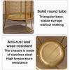 Umbrella Stand, Metal Mesh Umbrella Rack Stand, Round Umbrella Holder for Entryway, Modern Umbrella Stands Indoor with Fixed Hooks, for Canes, Folding Umbrellas, Wrapping Paper, Two Sizes Umbrella Sto view 3