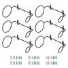 6pcs Metal Wine Rack Organizers Wall Mounted Single Wine Bottle Display Holder Kitchen Supplies Wine Shelf Bracket Decor Wine Showcase view 1