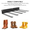 Boot Rack Wader Hanger Wall Mounted,Sturdy Metal Wire Hanging Boot Organizer,Large Load Bearing Rust Resistant Tall Shoe Holder for Closet, Entryway, Indoor, Garage view 4