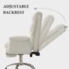 Home Office Desk Chair PU Leather Office Chair, Ergonomic Executive Computer Chair Swivel High-Back Modern Desk Chair with Lumbar Support & Retractable Footrest view 3