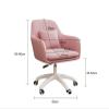 TUOYIBO Gaming Chair, Home Office Desk Chairs, Swivel Chair Cute and Comfortable Computer Office Home Girls Dressing Table Swivel Chair (Color : White) view 2