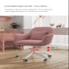 TUOYIBO Gaming Chair, Home Office Desk Chairs, Swivel Chair Cute and Comfortable Computer Office Home Girls Dressing Table Swivel Chair (Color : White) view 3