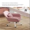 TUOYIBO Gaming Chair, Home Office Desk Chairs, Swivel Chair Cute and Comfortable Computer Office Home Girls Dressing Table Swivel Chair (Color : White) view 4