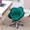Office Chair, Swivel Office Chair Swivel Office Desk Chair Velvet, 360 Degree Swivel Ergonomic Desk Chair Adjustable Leisure Chair for Home Office Living Room Desk Accent Chair (Color : Gree view 3