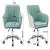 Home Desk Chair Swivel Desk Chair Rolling Swivel Chair, Ergonomic Computer Chair with Adjustable Height, Comfortable Armless Desk Chair for Executive, Drafting, Gaming or Office for Home Off view 4
