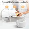 Diatomite Sponge Holder for Kitchen Sink, Quick Dry Diatomaceous Earth Compact Stone Dish Sponge Tray for Countertop view 4