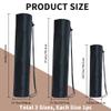 CRASPIRE 3 Style Storage Drawstring Bags Large Black Travel Bracket Bags Laundry Clothes Bags Long Packaging Bags Foldable Heavy Duty Organizer Bags Polyester for Hiking Camping Home view 2