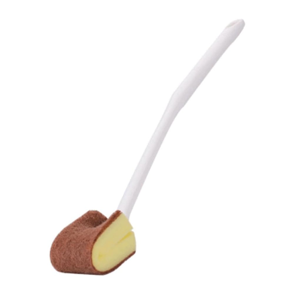 MUYRJLZX Long Handle Toilet Brushes Sponge Brush Head Toilet Bowl Brush Wall-Mounted and Floor-Standing Dual-use Toilet Brush