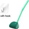 MUYRJLZX Long Handle Toilet Brushes Sponge Brush Head Toilet Bowl Brush Wall-Mounted and Floor-Standing Dual-use Toilet Brush view 3