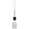 MUYRJLZX Silicone Bristles Toilet Brushes Wall-Mounted and Floor-Standing Toilet Brush and Holder Easy to Hide Bathroom Set view 1
