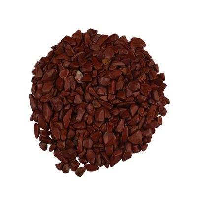 Blessfull Healing Red Japser Tumbled Chips Crushed Irregular Shaped Stones Reiki Crystal Home Decoration/Jewelry (1 lb)