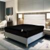KANISHKA BEDDING Zip-On Fitted Sheet Set - Includes 1 Fitted Sheet Base and 2 Zip-On Sheets - Designed for Mattresses with Up to 8" Inch Deep Pockets Full Size - 600 TC - Black Color view 2