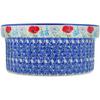 Polmedia Polish Pottery Souffle Dish - Poppy Happiness Pattern Handmade in Boleslawiec Poland by Ceramika Artystyczna + Certificate of Authenticity view 3