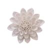 AMERRY Ceramic Flower Wall Art, Artificial 3D Flower Wall ArtHandmade 3D Wall Art Hanging Sculpture Porcelain Flower Wall Dcor for HomeHallwayLiving RoomBedroomKitchenOffice (White1) view 1