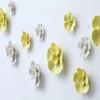 AMERRY Ceramic Flower Wall Art, Artificial 3D Flower Wall ArtHandmade 3D Wall Art Hanging Sculpture Porcelain Flower Wall Dcor for HomeHallwayLiving RoomBedroomKitchenOffice (006) view 3