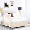 Texonic Split Corner Bed Skirt 13 Inch Drop Twin XL Size 100% Egyptian Cotton Wrinkle and Fade Resistant Long Staple Premium 600 Thread Count - Ivory view 1