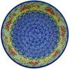 Polmedia Polish Pottery Bowl 7-inch UNIKAT - Petal Dance Pattern Handmade in Boleslawiec Poland by Ceramika Artystyczna + Certificate of Authenticity view 2