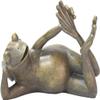 CHOVY Resin Frog Statue Home Decor Accent for Yoga Lovers  Perfect Tabletop, Shelf, or Office Decoration view 1