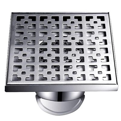 Shower Drain,Floor Drain Shower Drain with Hair Strainer, Brushed SUS304 Square Shower Floor Drain with Removable Cover, Floor Drainer for Kitchen Washroom Garage and Basement (Size : 30cm(11.8Inch))