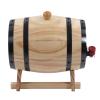 Wine Pine Barrels Self Brewed Aging Beer Wooden Barrels Bar Catering Decorative Ornaments (3L) view 2