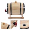 Wine Pine Barrels Self Brewed Aging Beer Wooden Barrels Bar Catering Decorative Ornaments (3L) view 4