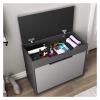HAOKAZLBR Shoe Bench for Living Room, Entryway Bench, Wooden Shoe Cabinet Shoe Bench Shoe Storage Rack with Fabric Cushion Seat, for Hallway Bedroom 60/80x30x50cm (Size : 80x30x50cm) view 4