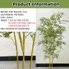 Artificial Bamboo Plants for Home Decor Indoor, Lifelike Fake Tree Privacy Barrier for Pergola Park Office Partition, Simulation Bamboo Plant 3 5 6 6.5 Ft Easy to Maintain(3.3ft/1m Tall,5 Pole) view 2