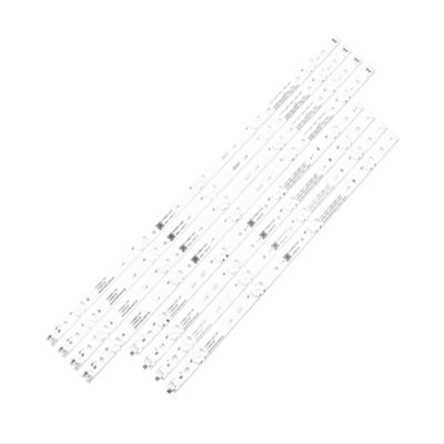 HPHQCIV 3V 4Pairs/Set TV Backlight LED Strip Compatible with LG 49UF6400 LGE_WICOP_49inch_UHD/FHD_REV05 LG49UK6300PLB LG49LF5100-CA LG49UH6100