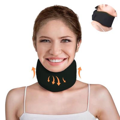 leeveel Neck Brace Cervical Collar,Soft Neck Support Relief Pain & Pressure in Spine for Women & Men,Adjustable Cervical Collar for Sleeping,Travelling,Office (L-19.3"X3.5")
