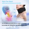 leeveel Neck Brace Cervical Collar,Soft Neck Support Relief Pain & Pressure in Spine for Women & Men,Adjustable Cervical Collar for Sleeping,Travelling,Office (L-19.3"X3.5") view 2