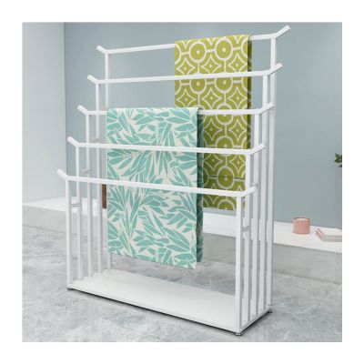 Display Stand Commercial Scarf Organizers, Retail Display Racks, Clothing Store Boutiques Hanging Storage Hanger, Ties Shawls Purse Hijab Belts Accessories Commercial Shelves, Drying Rack ( Color : Wh
