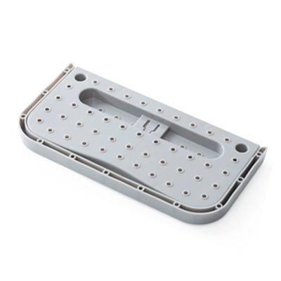 BestAlice Shoe Rack Wall Mounted Shoe Storage Organizer Door Shoe Hanger Shoes Rack Shoes Holder Adhesive Foldable Space Saving PP Door Shoe Hanger for Bathroom(Free Size-Grey)