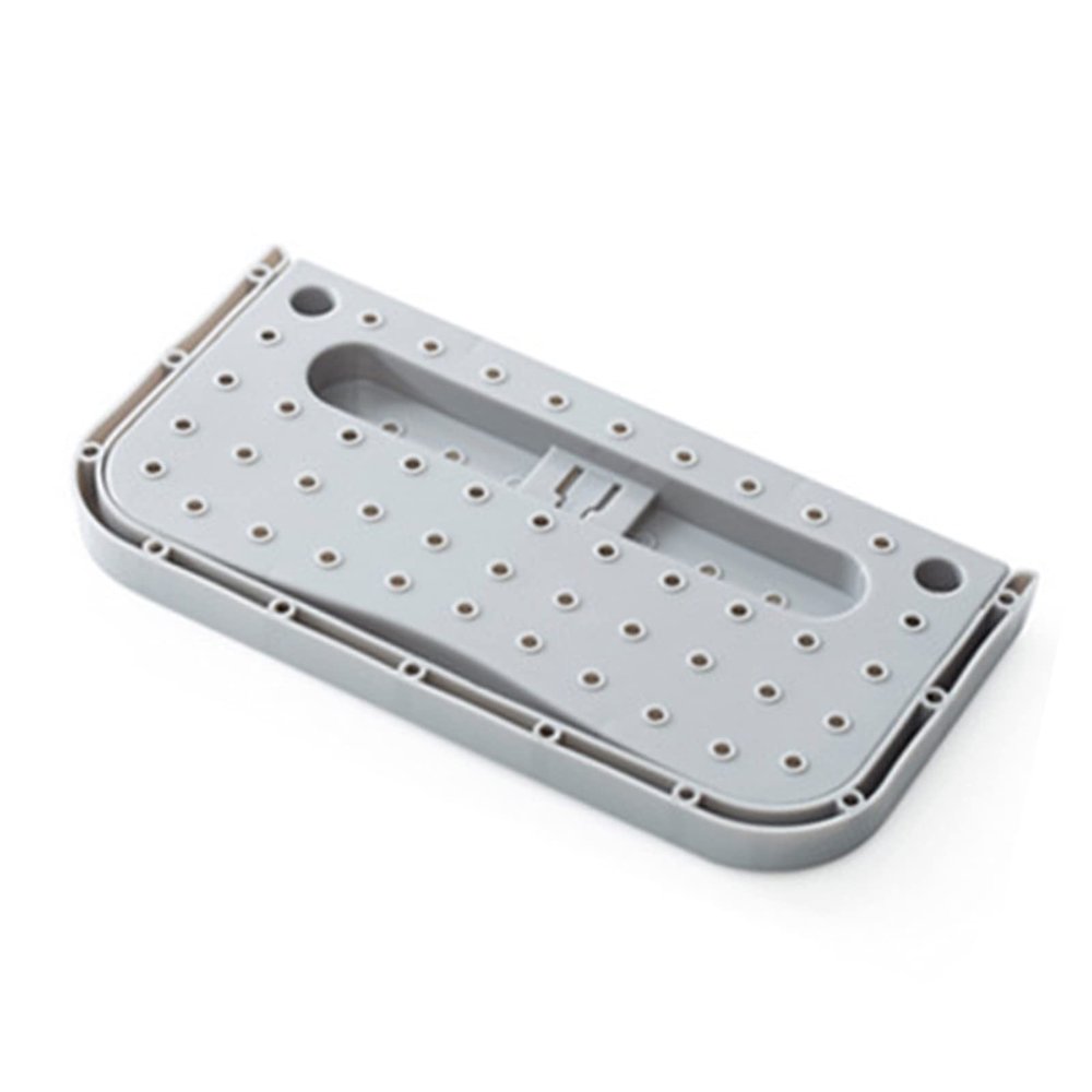 BestAlice Shoe Rack Wall Mounted Shoe Storage Organizer Door Shoe Hanger Shoes Rack Shoes Holder Adhesive Foldable Space Saving PP Door Shoe Hanger for Bathroom(Free Size-Grey)