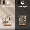 HomeLoft Basics Personalized Father's Day for love Gifts,Customized Acrylic Plaque Printed with Photos Custom Walnut Picture Frame LED Light, Christmas Birthday Romantic Gifts-03, Style-03 view 2