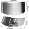 Multipurpose Stainless Steel Finger Guard, 2024 Upgraded Finger Guards for Cutting Food Kitchen Tool, Slicing Tool Finger Protector Protects Hands While Slicing and Dicing in Kitchens (3 PCs) view 3