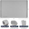 Vangostella Heavy Duty Silicone Under Sink Mat for Kitchen&Bathroom 25" x 19",Waterproof Under Sink Rubber Mat Drip Tray, Raised Edge Under Sink Liner,Prevent Drips, Leaks, Spills,Grey view 2