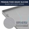 Vangostella Heavy Duty Silicone Under Sink Mat for Kitchen&Bathroom 25" x 19",Waterproof Under Sink Rubber Mat Drip Tray, Raised Edge Under Sink Liner,Prevent Drips, Leaks, Spills,Grey view 3