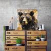 11x14 Animal Wall Art Canvas Print (Watercolor Black Bear) view 3