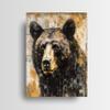 11x14 Animal Wall Art Canvas Print (Watercolor Black Bear) view 4